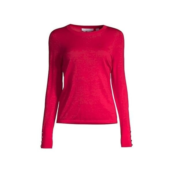 Button Sleeve Sweater